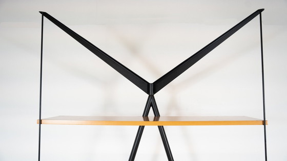 Image 1 of Mid Century Moderne Boekenkast " Angelo Necessario" Door Paolo Palluco En Michel Rivier, 1989