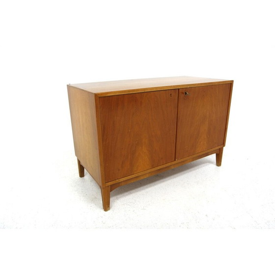 Image 1 of Scandinavisch notenhouten highboard vintage, Zweden 1960