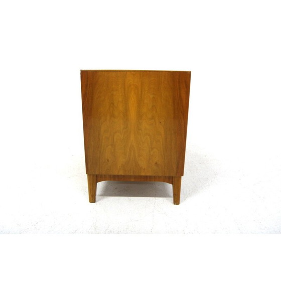 Image 1 of Scandinavisch notenhouten highboard vintage, Zweden 1960