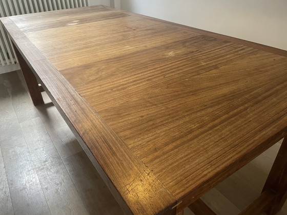 Image 1 of Massief Houten Eettafel