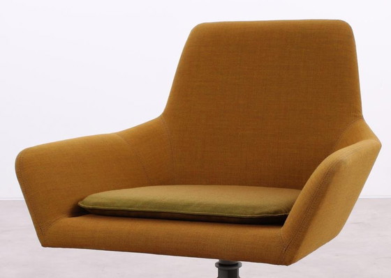 Image 1 of 2X Casala Floyd Fauteuil Bruin/Geel 