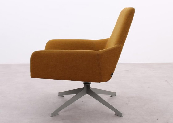 Image 1 of 2X Casala Floyd Fauteuil Bruin/Geel 