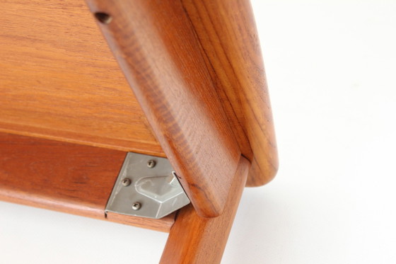 Image 1 of 1960 Glostrup Møbelfabrik Mid Century teak salontafel / bijzettafel, als nieuw!