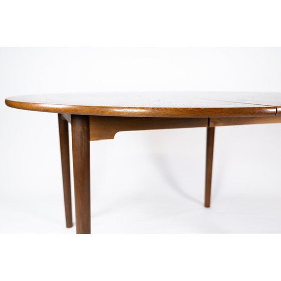 Image 1 of Vintage eettafel in donker eiken, Deens 1960