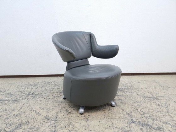 Image 1 of Cassina Aki biki canta Stoel #1 design fauteuil echt leren fauteuil uniek stuk