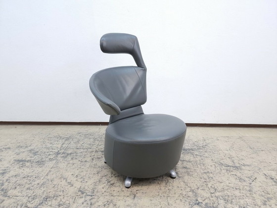 Image 1 of Cassina Aki biki canta Stoel #1 design fauteuil echt leren fauteuil uniek stuk