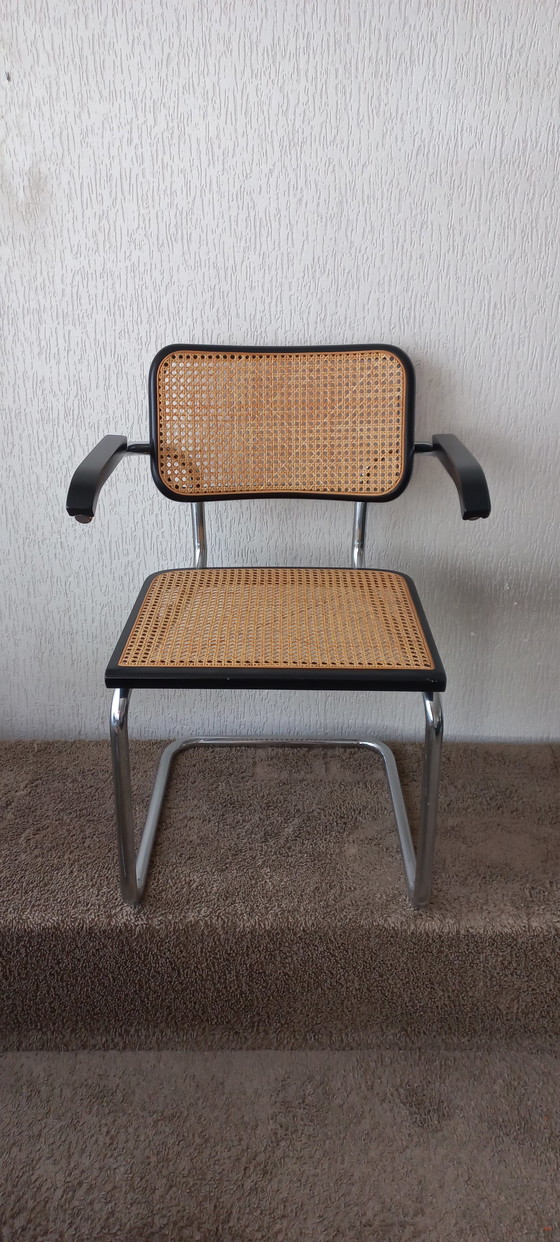 Image 1 of Set van 4 vintage stoelen -  Marcel Breuer - Buisframe