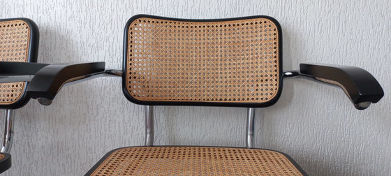 Image 1 of Set van 4 vintage stoelen -  Marcel Breuer - Buisframe