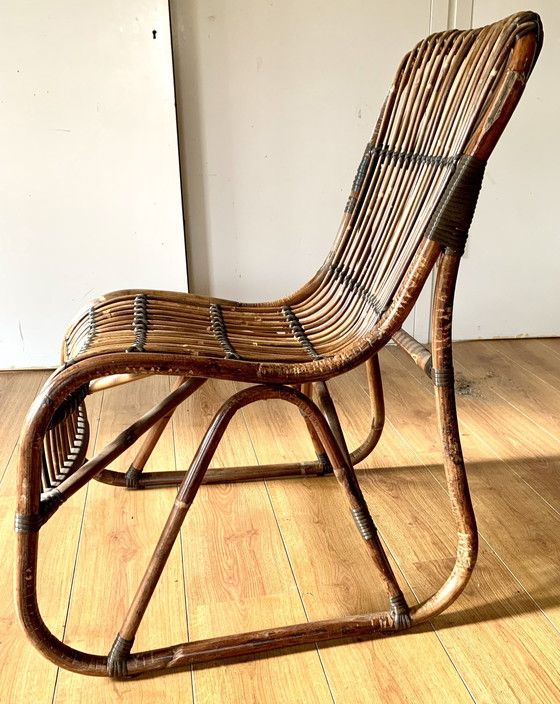 Image 1 of 2x Rotan Stoelen