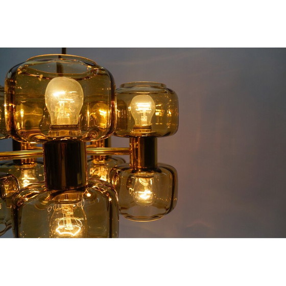 Image 1 of Vintage ruimtetijdperk Spoetnik 10-lichts lamp, 1960
