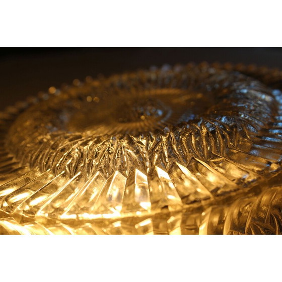 Image 1 of Vintage glazen plafond- of wandlamp, Italië, jaren 1960