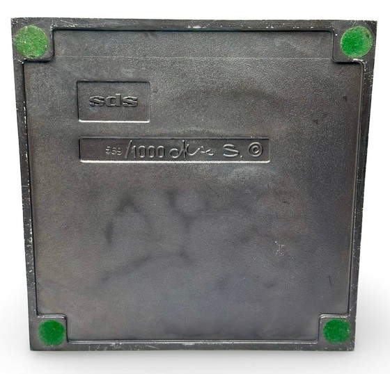 Image 1 of Vintage beeldhouwwerk - Asbak - Max Seidenfaden - Sds - Alumium & Staal - 1975