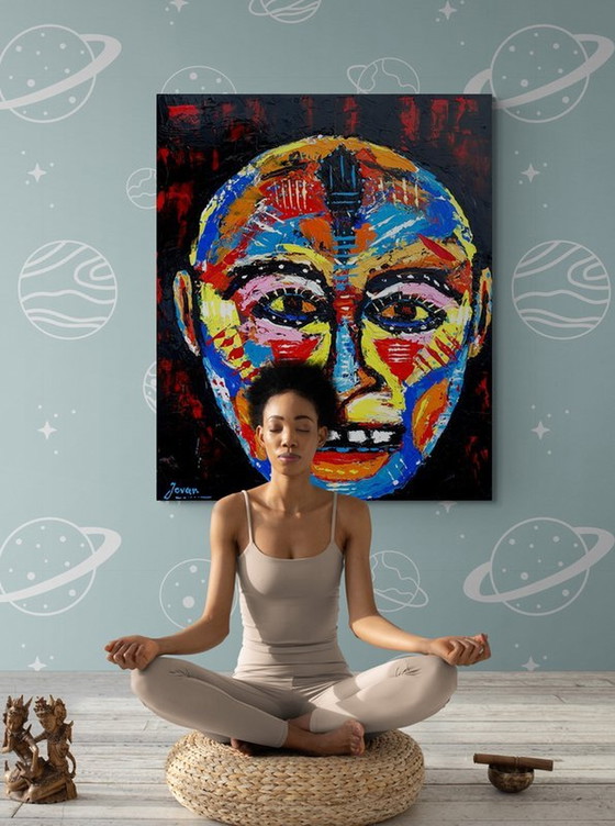 Image 1 of Jovan Srijemac (1962) - Shaman Mask Vs Bad Feeling