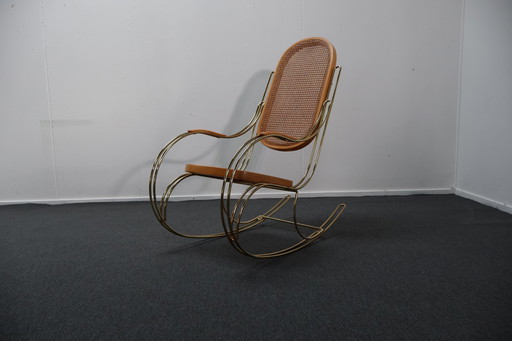 Vintage Thonet Style Rocking Chair