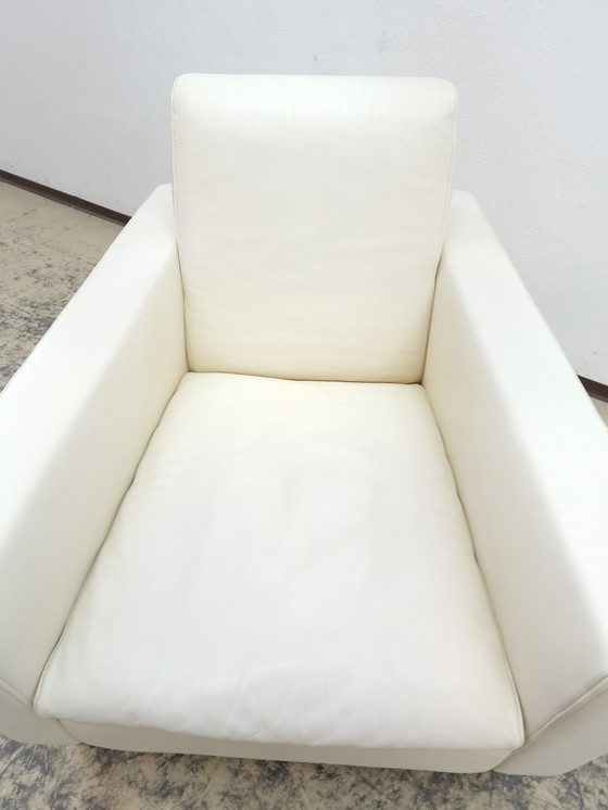 Image 1 of De Sede ds 4 fauteuil leren fauteuil design fauteuil crème