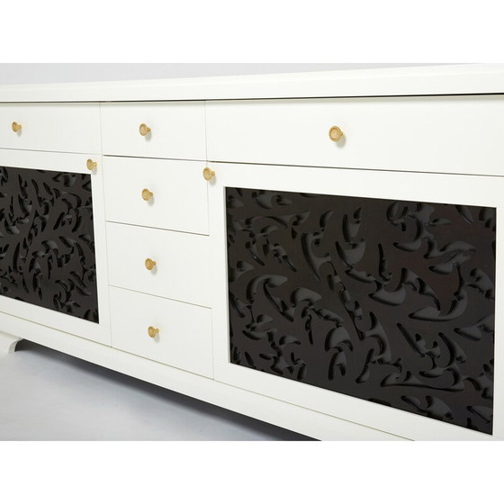 Image 1 of Vintage Moucharabieh houten dressoir van Garouste en Bonetti voor Christian Lacroix, 1987