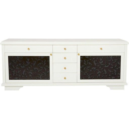 Vintage Moucharabieh houten dressoir van Garouste en Bonetti voor Christian Lacroix, 1987