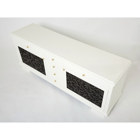 Image 1 of Vintage Moucharabieh houten dressoir van Garouste en Bonetti voor Christian Lacroix, 1987