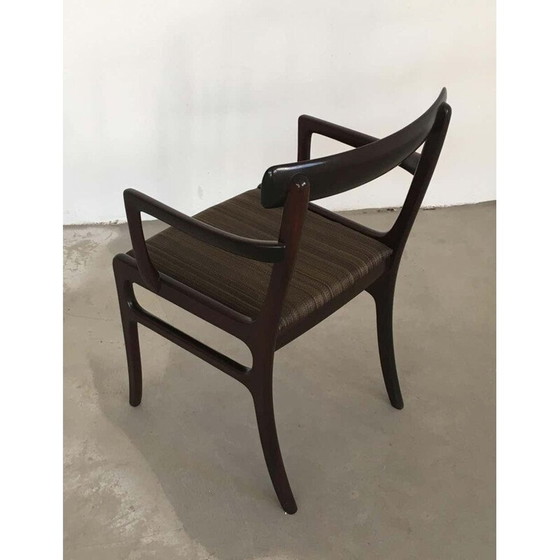 Image 1 of Vintage mahoniehouten fauteuil door Ole Wanscher voor Poul Jeppesen Furniture, 1960