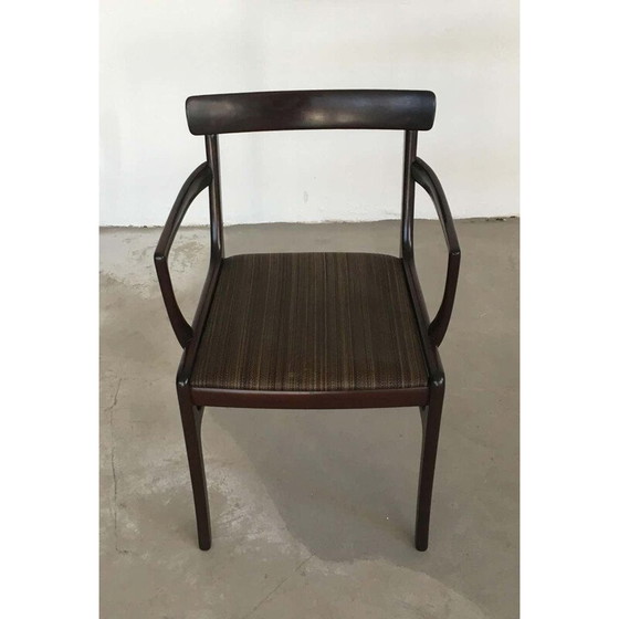 Image 1 of Vintage mahoniehouten fauteuil door Ole Wanscher voor Poul Jeppesen Furniture, 1960