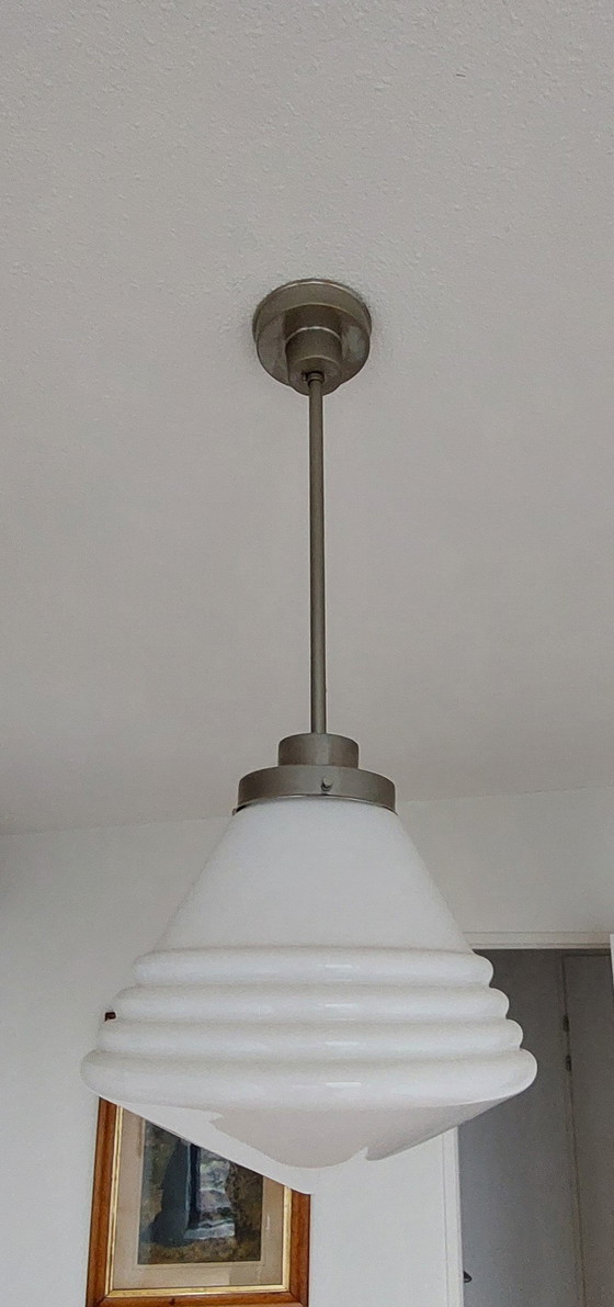 Image 1 of Gispen Giso Hanglamp Lamp Schoollamp Luxe Groot