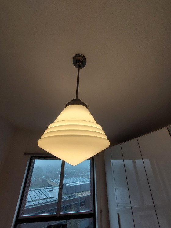 Image 1 of Gispen Giso Hanglamp Lamp Schoollamp Luxe Groot