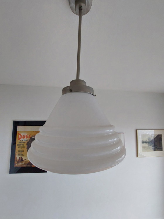 Image 1 of Gispen Giso Hanglamp Lamp Schoollamp Luxe Groot