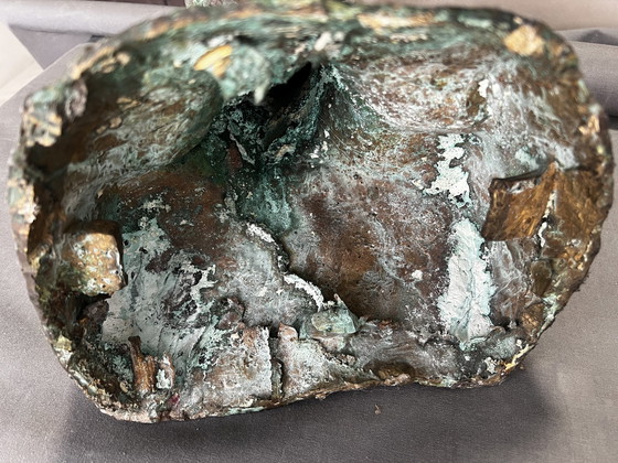 Image 1 of Buste Sculptuur. Pablo Alonso Herraiz, Sevilla, Malaga, 41 cm. Faunhoofd 1994