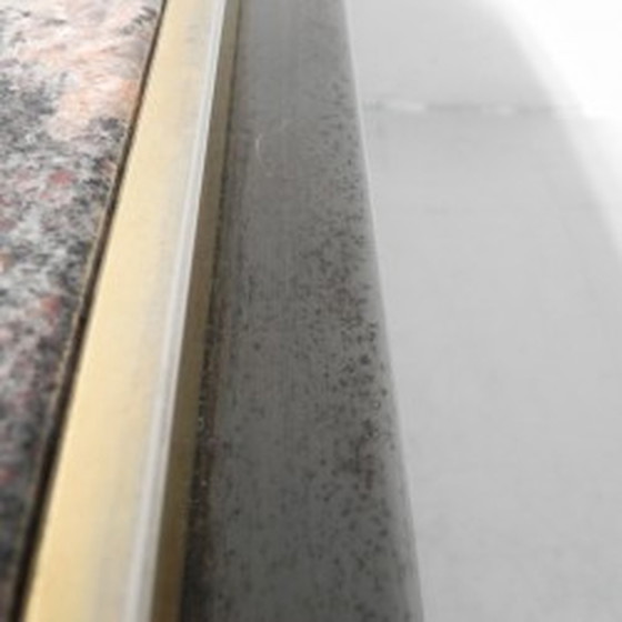 Image 1 of Fedam salontafel Hollywood Regency marmer in stalen frame