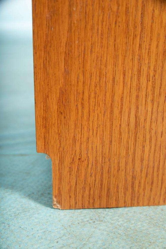 Image 1 of Minimalist Moser nacht/ladekast eiken, space age chest oak