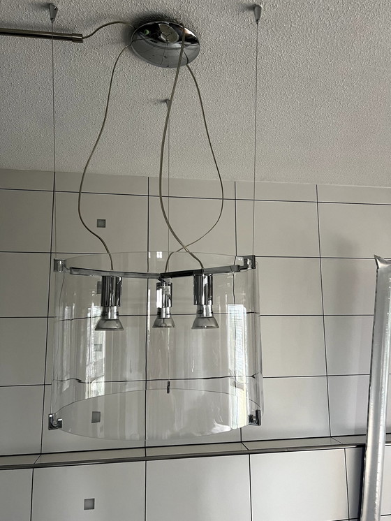 Image 1 of Prandina Design Lamp Helderglas En Chroom