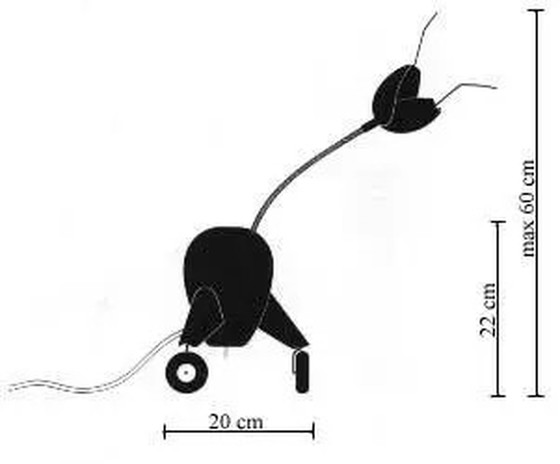 Image 1 of Ingo Maurer tafellamp Nopperection design Hans Nopper