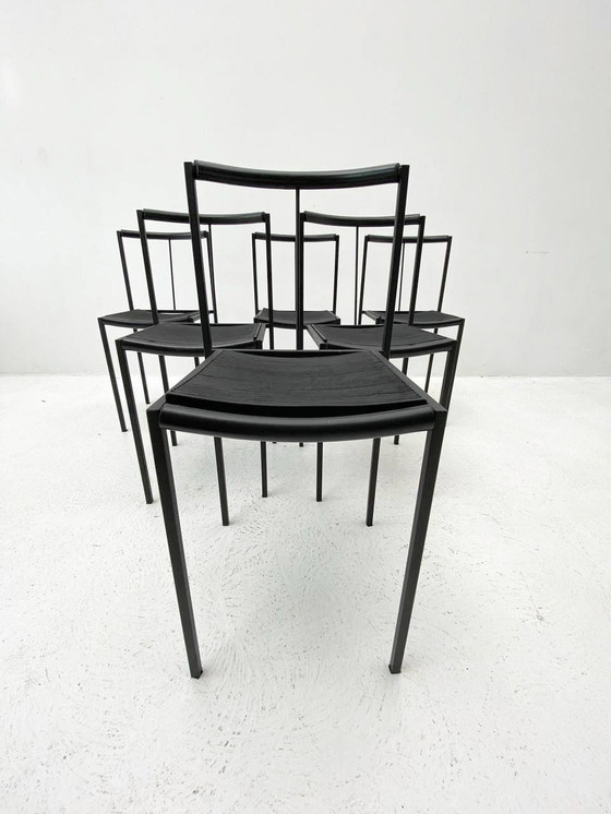 Image 1 of 6 stoelen van Zeus Noto Maurizio Peregalli Millepunte, 1984