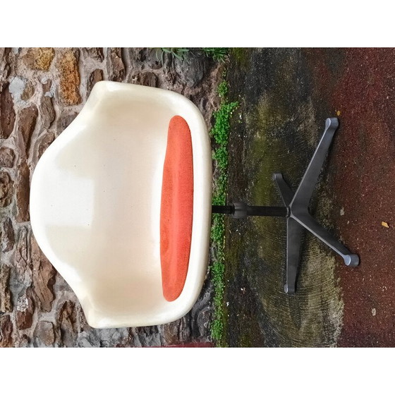 Image 1 of Vintage fiberglas bureaustoel van Charles en Ray Eames voor Herman Miller, 1960