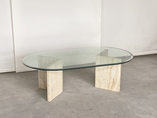 Travertine coffeetable