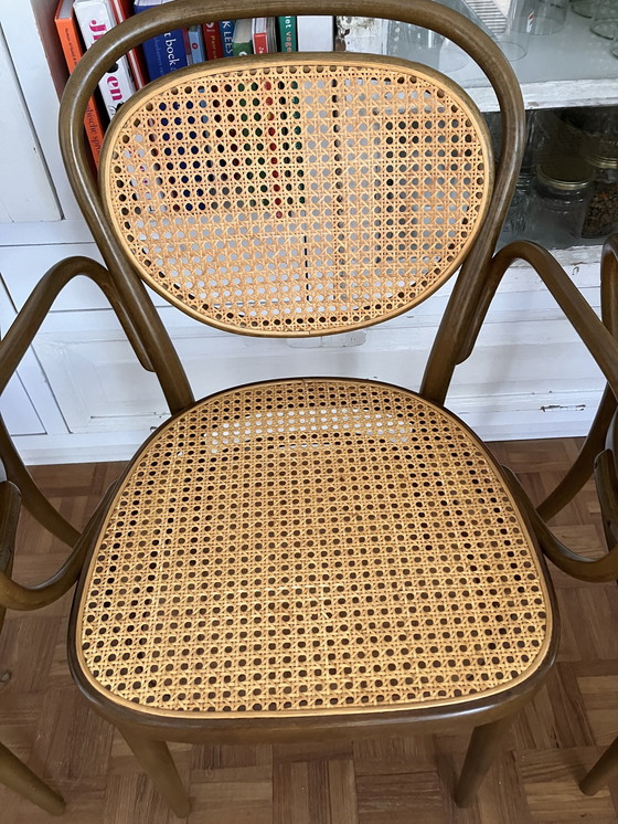 Image 1 of 4x Thonet 215Rf Stoelen Webbing Bentwood