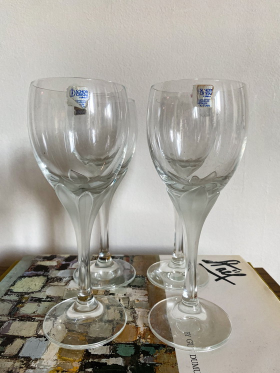 Image 1 of 10X Schott Zwiesel La Fleur Rode Wijnglazen Vintage