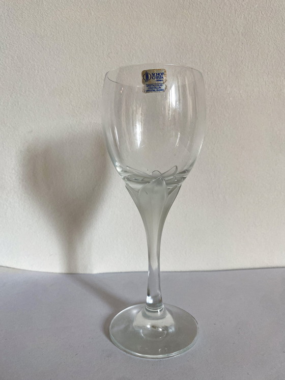 Image 1 of 10X Schott Zwiesel La Fleur Rode Wijnglazen Vintage