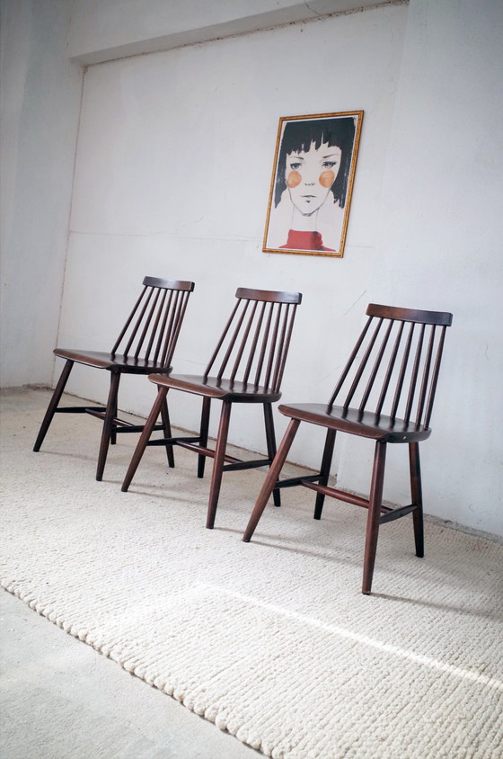 Image 1 of 3x vintage stoelen stijl sportstoelen