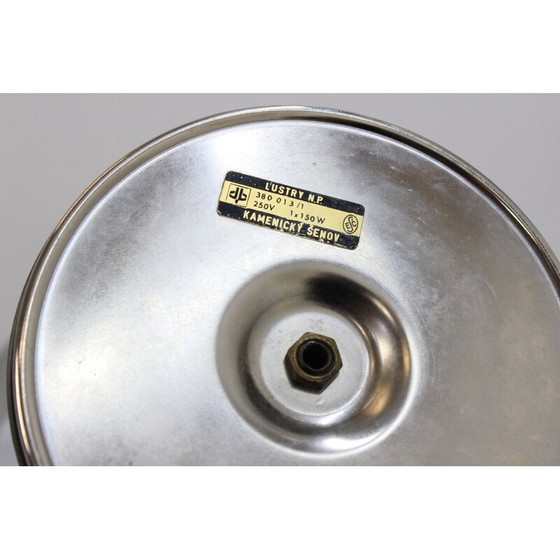 Image 1 of Vintage metalen tafellamp van Kamenický Šenov, 1970