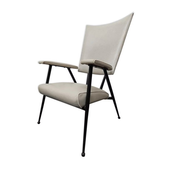 Image 1 of Vintage hoge fauteuil van Colette Gueden, 1950