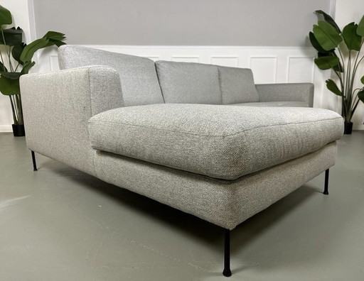 Westwing Cucita Sofa Designer Grijs Stoffen Bank Fsc Gecertificeerd