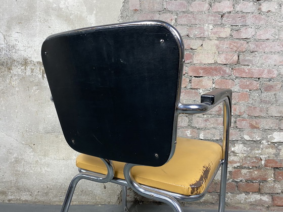 Image 1 of Vintage stalen fauteuil