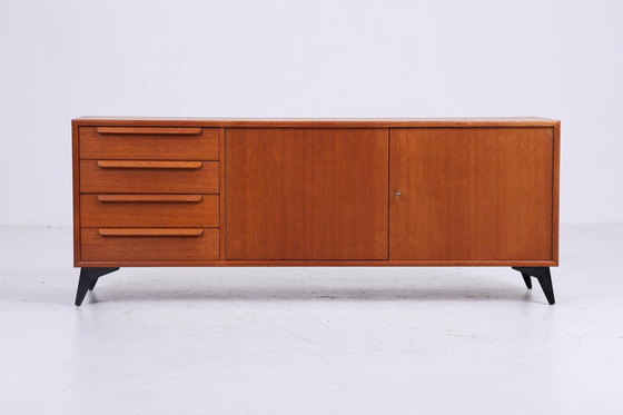 Image 1 of Vintage teak buffetkast 60s | Mid Century kast opbergruimte retro hout