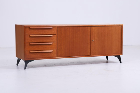 Image 1 of Vintage teak buffetkast 60s | Mid Century kast opbergruimte retro hout