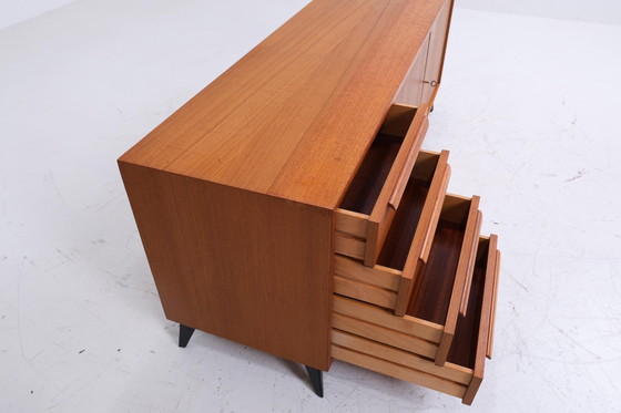 Image 1 of Vintage teak buffetkast 60s | Mid Century kast opbergruimte retro hout