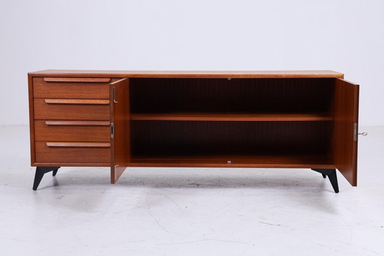 Image 1 of Vintage teak buffetkast 60s | Mid Century kast opbergruimte retro hout