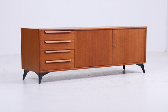 Image 1 of Vintage teak buffetkast 60s | Mid Century kast opbergruimte retro hout