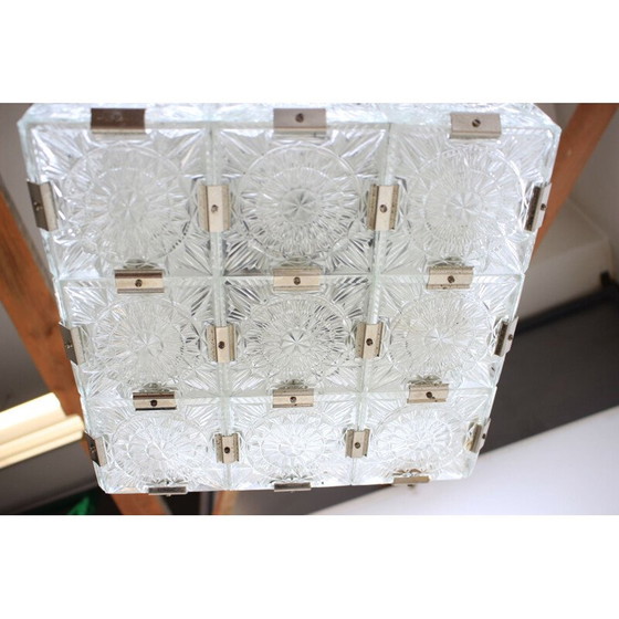 Image 1 of Vintage glazen ophanging door Kamenicky Šenov, Tsjecho-Slowakije