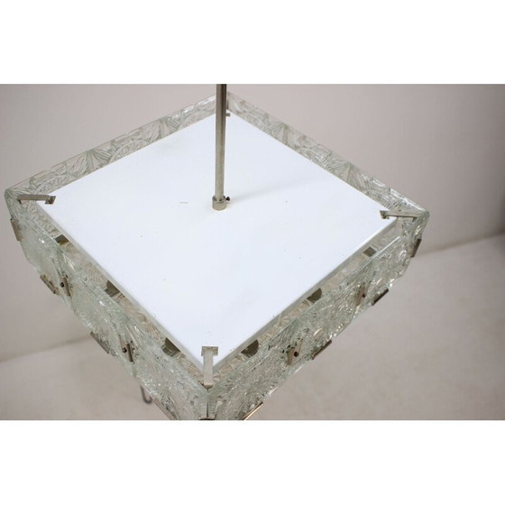 Image 1 of Vintage glazen ophanging door Kamenicky Šenov, Tsjecho-Slowakije